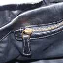 Miu Miu Hand Bag Leather 2way Black Gold Auth 189206SAM-20