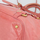 Miu Miu Hand Bag Leather 2way Pink Gold Auth 189208SAM-14