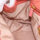 Miu Miu Hand Bag Leather 2way Pink Gold Auth 189208SAM-19