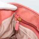 Miu Miu Hand Bag Leather 2way Pink Gold Auth 189208SAM-20