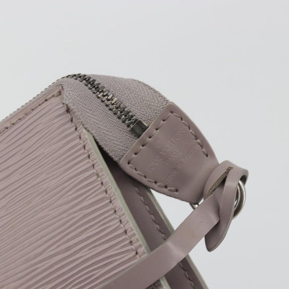 LOUIS VUITTON Epi Pochette Accessoires Accessory Pouch Lilac M52982 Auth 189213V