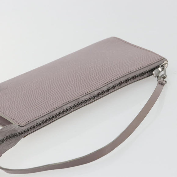 LOUIS VUITTON Epi Pochette Accessoires Accessory Pouch Lilac M52982 Auth 189213V
