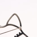 CHANEL Brooch metal Silver tone CC Auth 189215M-16