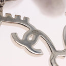 CHANEL Brooch metal Silver tone CC Auth 189215M-11