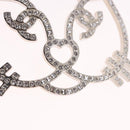 CHANEL Brooch metal Silver tone CC Auth 189215M-6