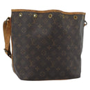LOUIS VUITTON Monogram Petit Noe Shoulder Bag M42226 LV Auth 189218-1