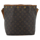 LOUIS VUITTON Monogram Petit Noe Shoulder Bag M42226 LV Auth 189218-2