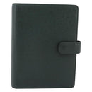 LOUIS VUITTON Taiga Agenda MM Day Planner Cover Epicea R20403 LV Auth 189219-13