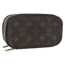 LOUIS VUITTON Monogram Trousse Brush PM Cosmetic Pouch M47510 LV Auth 189220-1