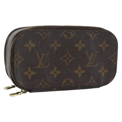 LOUIS VUITTON Monogram Trousse Brush PM Cosmetic Pouch M47510 LV Auth 189220