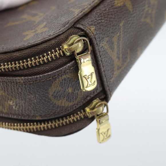 LOUIS VUITTON Monogram Trousse Brush PM Cosmetic Pouch M47510 LV Auth 189220