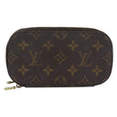 LOUIS VUITTON Monogram Trousse Brush PM Cosmetic Pouch M47510 LV Auth 189220-13