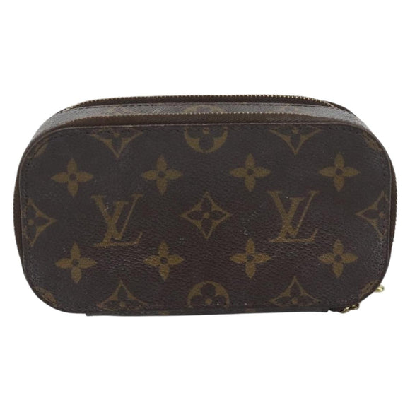 LOUIS VUITTON Monogram Trousse Brush PM Cosmetic Pouch M47510 LV Auth 189220