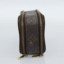 LOUIS VUITTON Monogram Trousse Brush PM Cosmetic Pouch M47510 LV Auth 189220-3