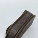 LOUIS VUITTON Monogram Trousse Brush PM Cosmetic Pouch M47510 LV Auth 189220-5