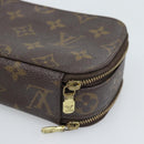 LOUIS VUITTON Monogram Trousse Brush PM Cosmetic Pouch M47510 LV Auth 189220-7