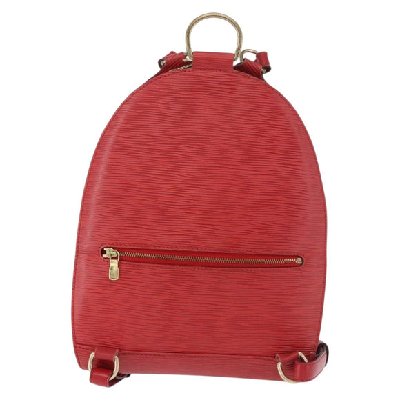 LOUIS VUITTON Epi Mabillon Backpack Castilian Red M52237 LV Auth 189221