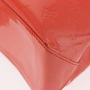 LOUIS VUITTON Vernis Bluebird Wilshire PM Bag Orenge Sunset M93644 Auth 189223-14