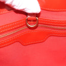 LOUIS VUITTON Vernis Bluebird Wilshire PM Bag Orenge Sunset M93644 Auth 189223-10