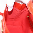 LOUIS VUITTON Vernis Bluebird Wilshire PM Bag Orenge Sunset M93644 Auth 189223-19