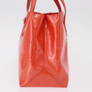 LOUIS VUITTON Vernis Bluebird Wilshire PM Bag Orenge Sunset M93644 Auth 189223-3