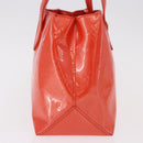 LOUIS VUITTON Vernis Bluebird Wilshire PM Bag Orenge Sunset M93644 Auth 189223-4
