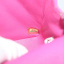 CHANEL Mini Matelasse 17 Chain Bag Caviar Skin Pink Silver CC Auth 189224SAM-22