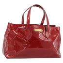 LOUIS VUITTON Monogram Vernis Wilshire PM Bag Pomme D'amour M93642 Auth 189225-1