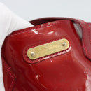 LOUIS VUITTON Monogram Vernis Wilshire PM Bag Pomme D'amour M93642 Auth 189225-15