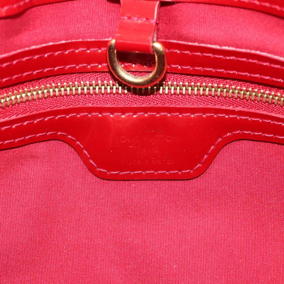 LOUIS VUITTON Monogram Vernis Wilshire PM Tas Pomme D'amour M93642 Auth 189225