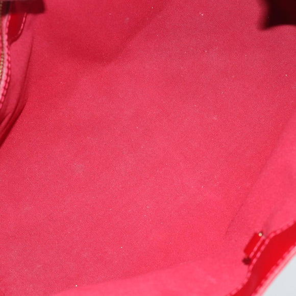 LOUIS VUITTON Monogram Vernis Wilshire PM Bag Pomme D'amour M93642 Auth 189225
