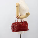 LOUIS VUITTON Monogram Vernis Wilshire PM Bag Pomme D'amour M93642 Auth 189225-23