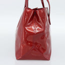 LOUIS VUITTON Monogram Vernis Wilshire PM Bag Pomme D'amour M93642 Auth 189225-4