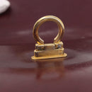 Salvatore Ferragamo Gancini Hand Bag Leather 2way Bordeaux Gold Auth 189226-17