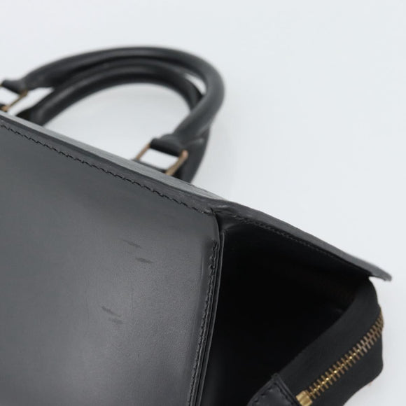 LOUIS VUITTON Epi Sac Tri-angle Hand Bag Black M52092 LV Auth 189228