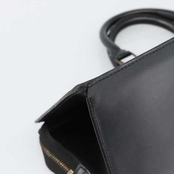 LOUIS VUITTON Epi Sac Tri-angle Hand Bag Black M52092 LV Auth 189228