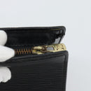 LOUIS VUITTON Epi Sac Tri-angle Hand Bag Black M52092 LV Auth 189228-9