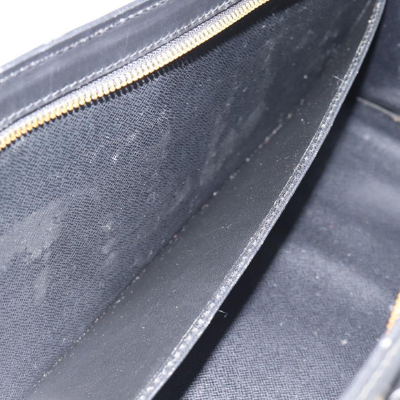LOUIS VUITTON Epi Sac Tri-angle Hand Bag Black M52092 LV Auth 189228