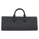 LOUIS VUITTON Epi Sac Tri-angle Hand Bag Black M52092 LV Auth 189228-13