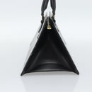 LOUIS VUITTON Epi Sac Tri-angle Hand Bag Black M52092 LV Auth 189228-3
