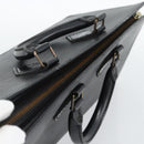 LOUIS VUITTON Epi Sac Tri-angle Hand Bag Black M52092 LV Auth 189228-6