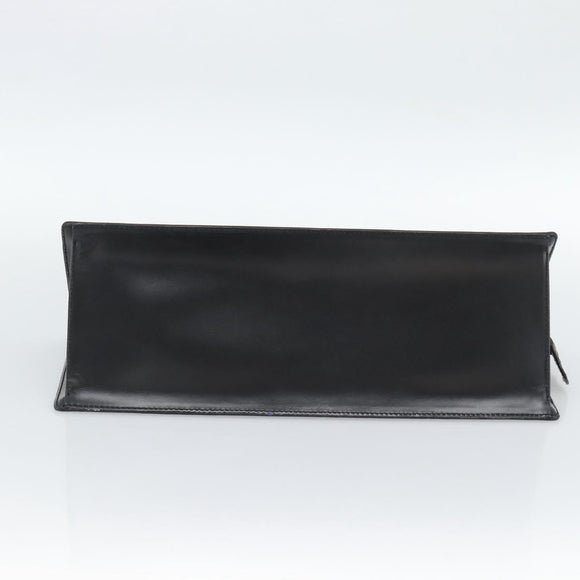 LOUIS VUITTON Epi Sac Tri-angle Hand Bag Black M52092 LV Auth 189228