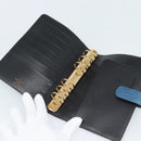 LOUIS VUITTON Epi Agenda MM Day Planner Cover Blue R20055 LV Auth 189229-8