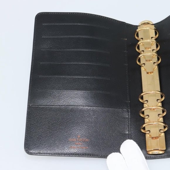 LOUIS VUITTON Epi Agenda MM Dagplannerhoes Blauw R20055 LV Auth 189229