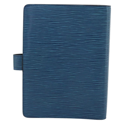 LOUIS VUITTON Epi Agenda MM Day Planner Cover Blue R20055 LV Auth 189229 - 0