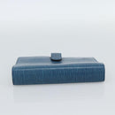 LOUIS VUITTON Epi Agenda MM Day Planner Cover Blue R20055 LV Auth 189229-4