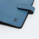 LOUIS VUITTON Epi Agenda MM Day Planner Cover Blue R20055 LV Auth 189229-14