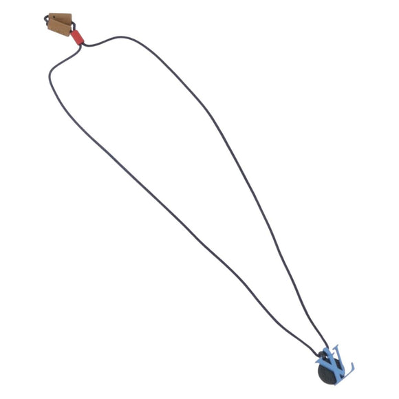 LOUIS VUITTON Metal Collier Charms On the Go Necklace Enamel M63648 Auth 189230V