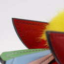 LOUIS VUITTON Bijoux Traveling Bird Sack Charm Fur Red M67390 LV Auth 189231M-11