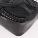 CHANEL COCO Mark Chain Shoulder Bag Patent leather Gold Black CC Auth 189232V-16